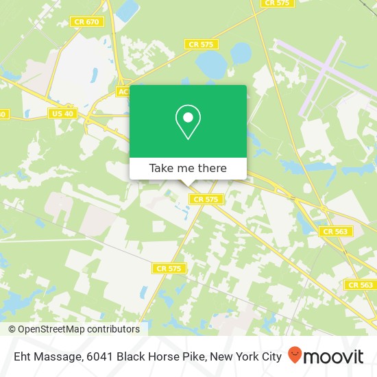 Eht Massage, 6041 Black Horse Pike map