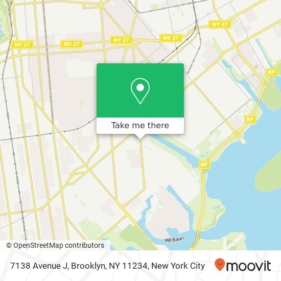 7138 Avenue J, Brooklyn, NY 11234 map