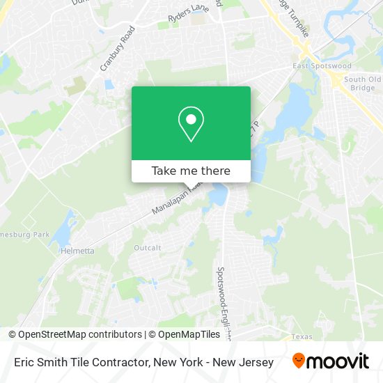 Eric Smith Tile Contractor map