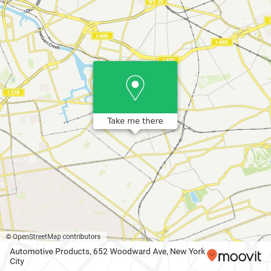 Mapa de Automotive Products, 652 Woodward Ave