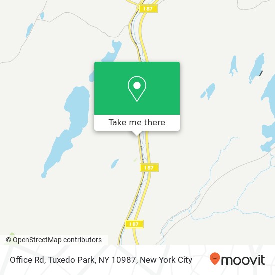 Mapa de Office Rd, Tuxedo Park, NY 10987