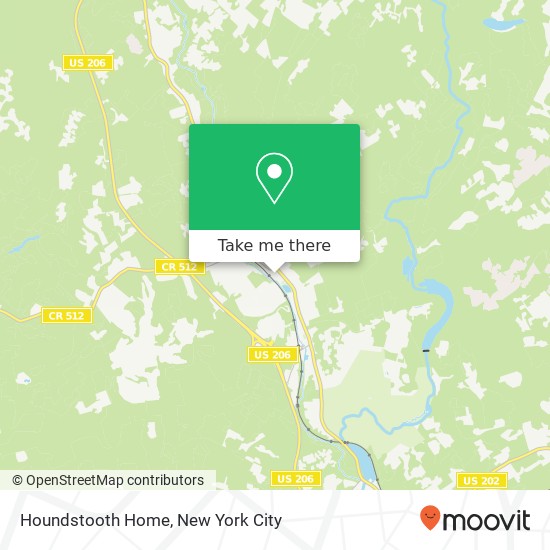 Houndstooth Home map