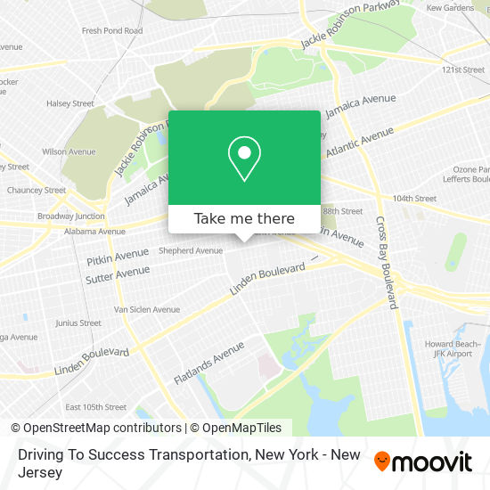 Driving To Success Transportation map