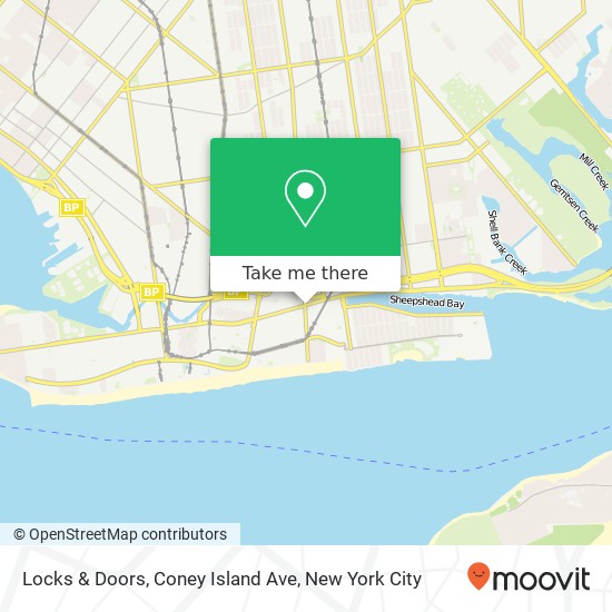 Mapa de Locks & Doors, Coney Island Ave