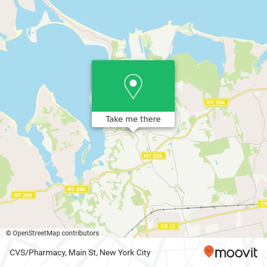 Mapa de CVS/Pharmacy, Main St