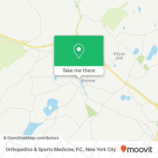 Orthopedics & Sports Medicine, P.C., RT-17M map