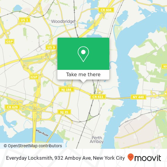 Everyday Locksmith, 932 Amboy Ave map