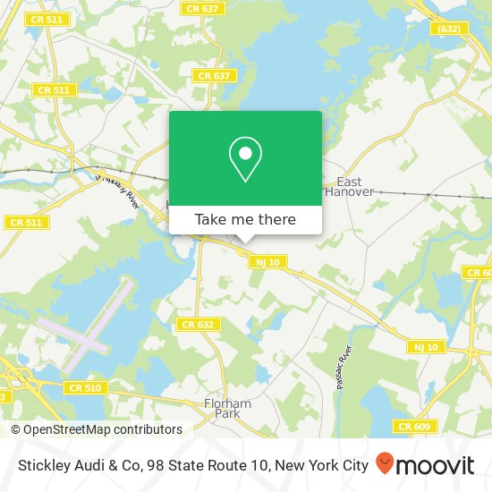 Mapa de Stickley Audi & Co, 98 State Route 10