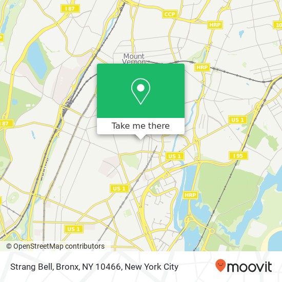 Mapa de Strang Bell, Bronx, NY 10466