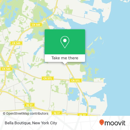 Bella Boutique map