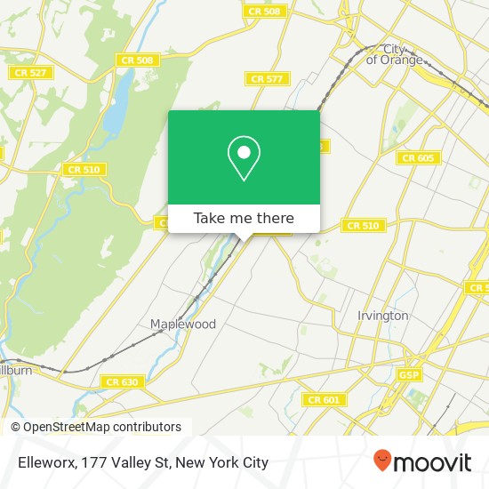 Mapa de Elleworx, 177 Valley St