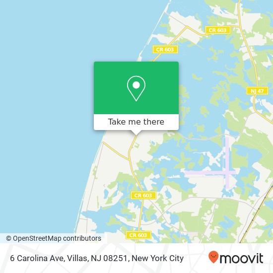 6 Carolina Ave, Villas, NJ 08251 map