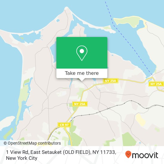1 View Rd, East Setauket (OLD FIELD), NY 11733 map