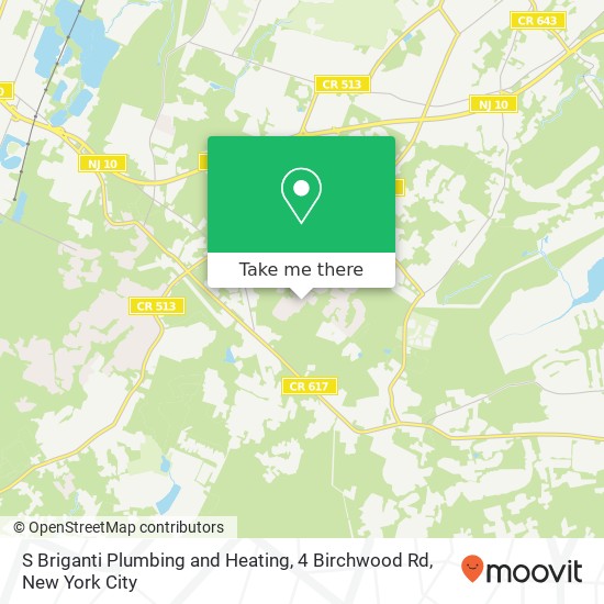 S Briganti Plumbing and Heating, 4 Birchwood Rd map