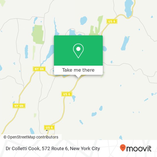 Mapa de Dr Colletti Cook, 572 Route 6