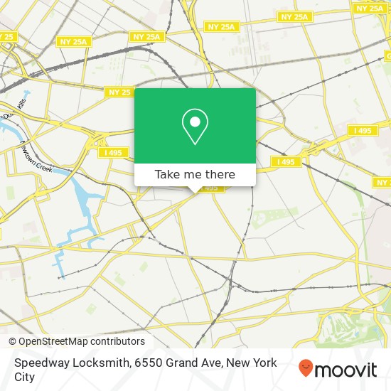 Mapa de Speedway Locksmith, 6550 Grand Ave