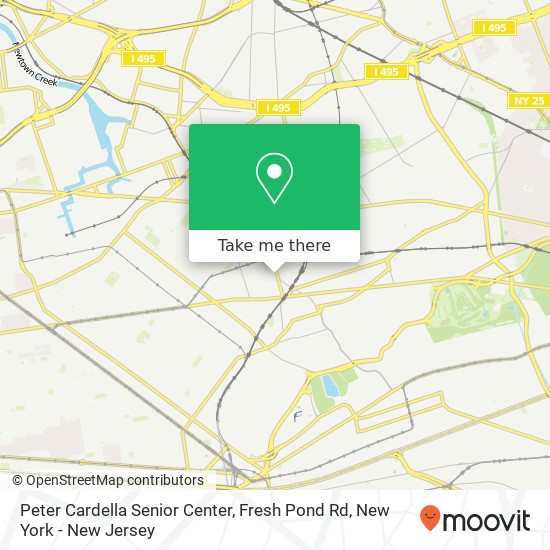 Mapa de Peter Cardella Senior Center, Fresh Pond Rd