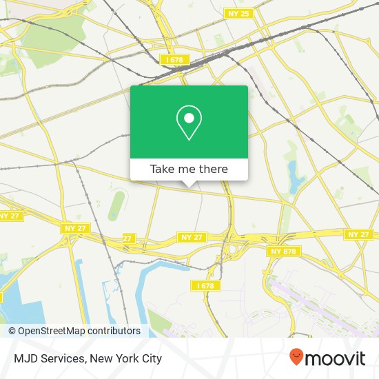 MJD Services map