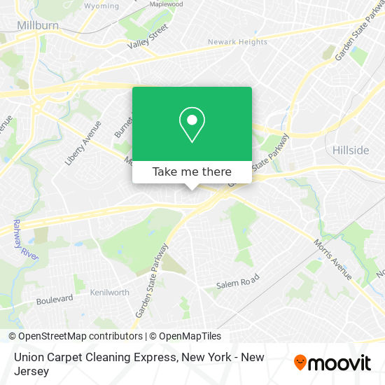 Union Carpet Cleaning Express map