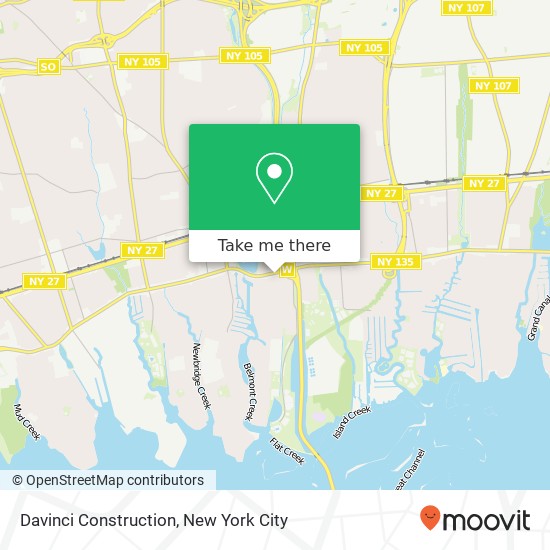 Davinci Construction map