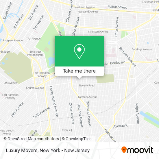 Mapa de Luxury Movers