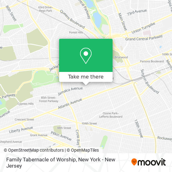 Mapa de Family Tabernacle of Worship