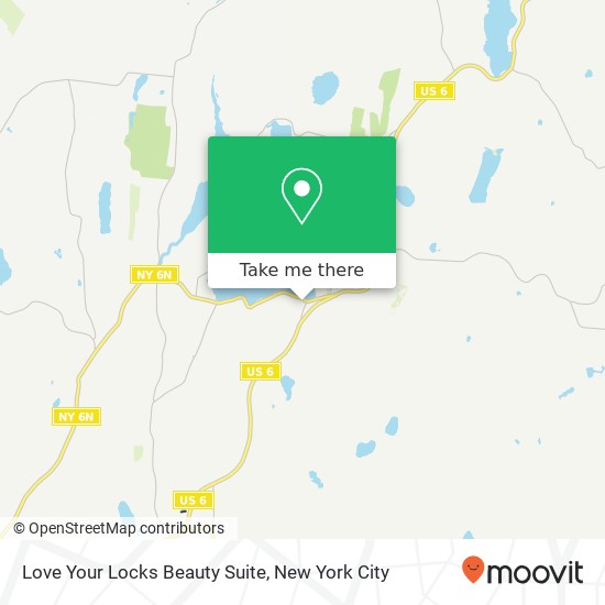 Love Your Locks Beauty Suite map