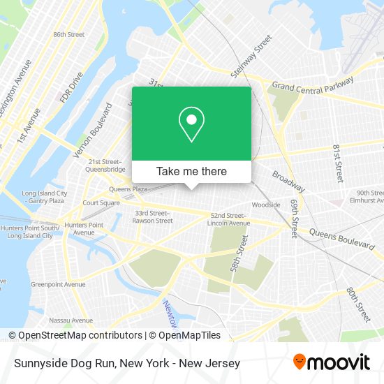 Mapa de Sunnyside Dog Run