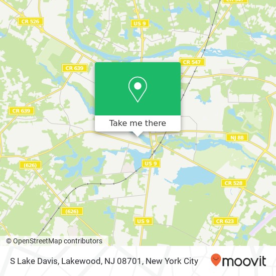 S Lake Davis, Lakewood, NJ 08701 map