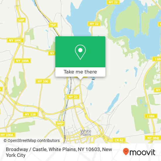 Mapa de Broadway / Castle, White Plains, NY 10603