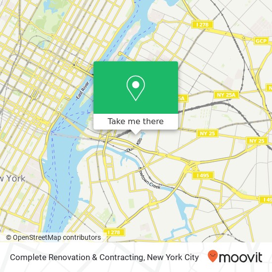 Complete Renovation & Contracting map
