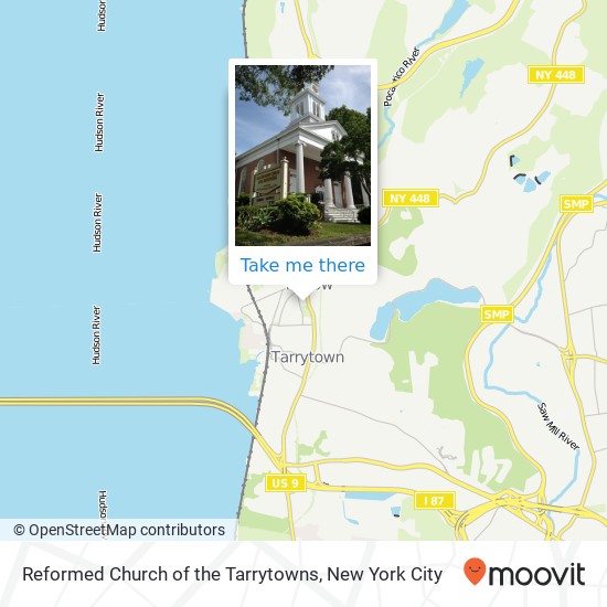 Reformed Church of the Tarrytowns map