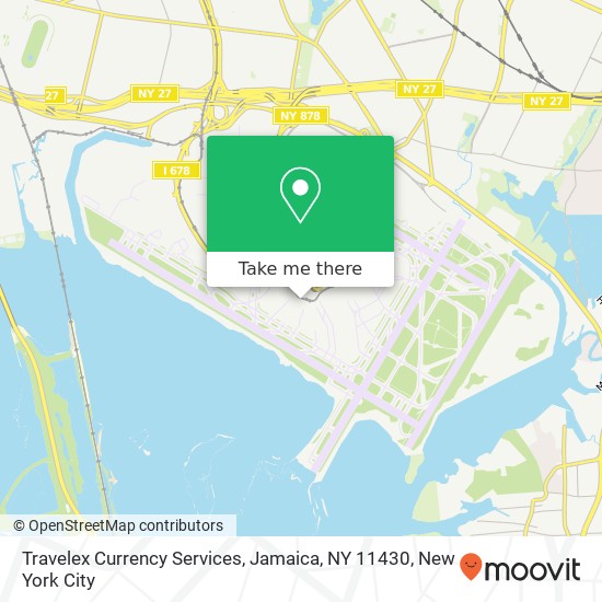 Mapa de Travelex Currency Services, Jamaica, NY 11430