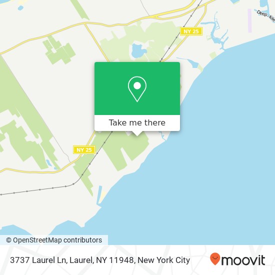 3737 Laurel Ln, Laurel, NY 11948 map