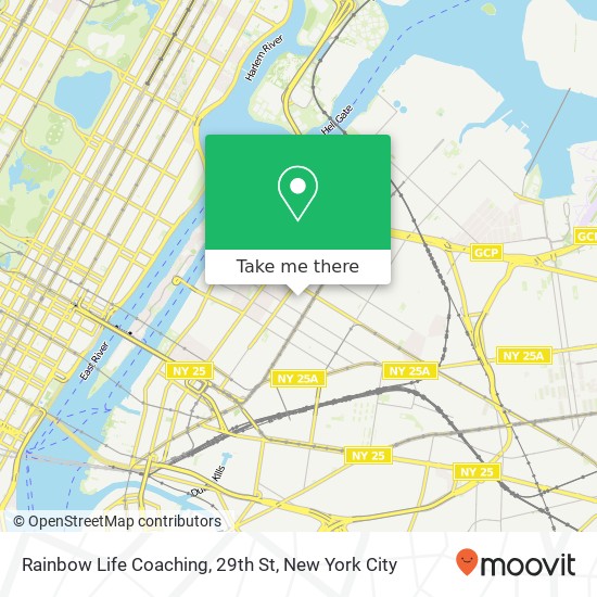 Mapa de Rainbow Life Coaching, 29th St