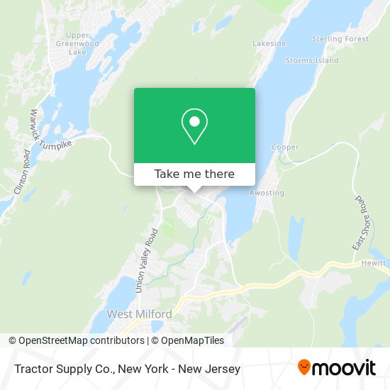 Mapa de Tractor Supply Co.
