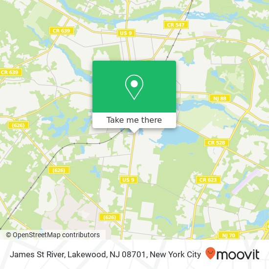 James St River, Lakewood, NJ 08701 map