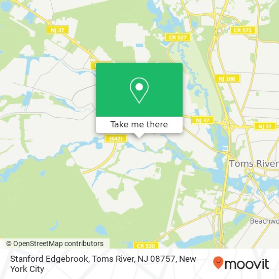 Stanford Edgebrook, Toms River, NJ 08757 map