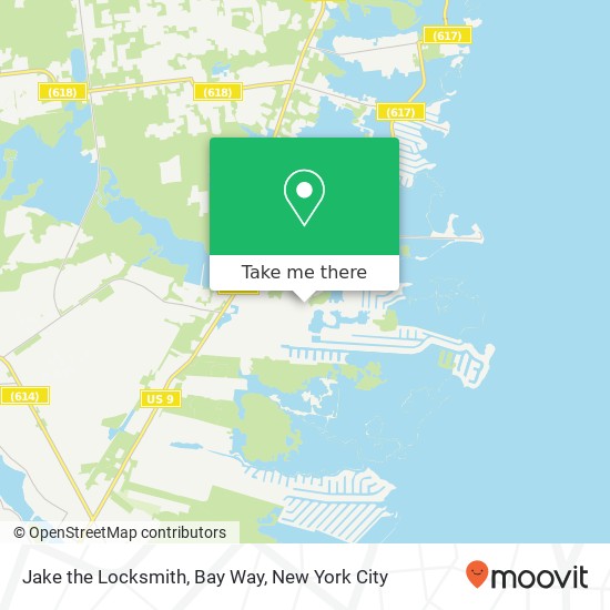 Jake the Locksmith, Bay Way map