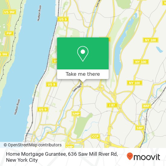 Home Mortgage Gurantee, 636 Saw Mill River Rd map