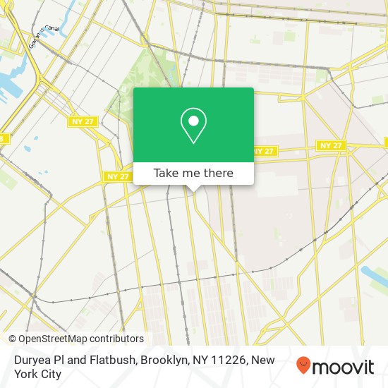 Mapa de Duryea Pl and Flatbush, Brooklyn, NY 11226