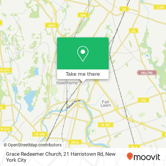 Mapa de Grace Redeemer Church, 21 Harristown Rd