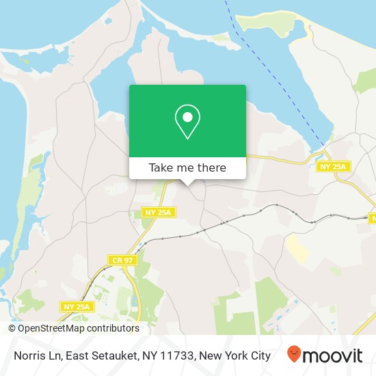 Mapa de Norris Ln, East Setauket, NY 11733