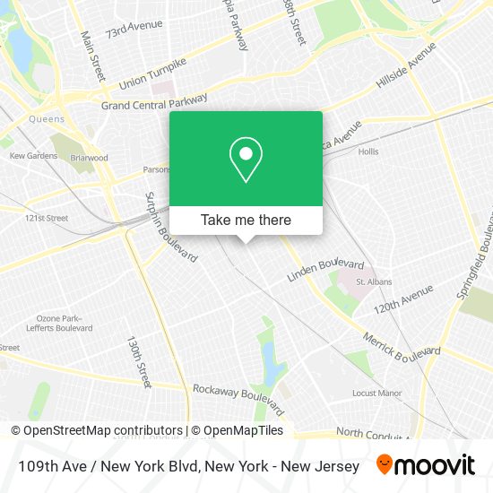Mapa de 109th Ave / New York Blvd
