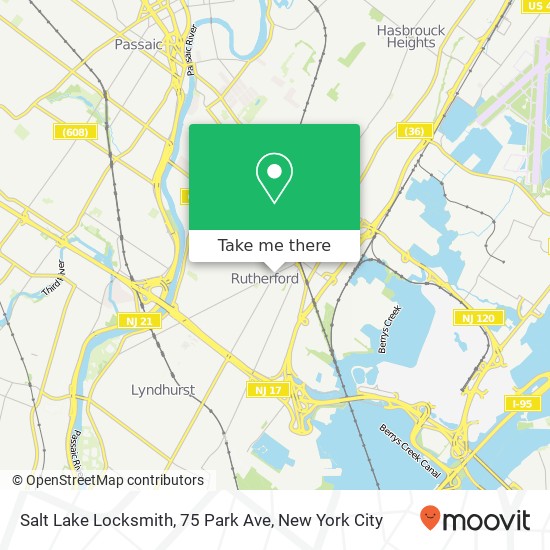 Mapa de Salt Lake Locksmith, 75 Park Ave