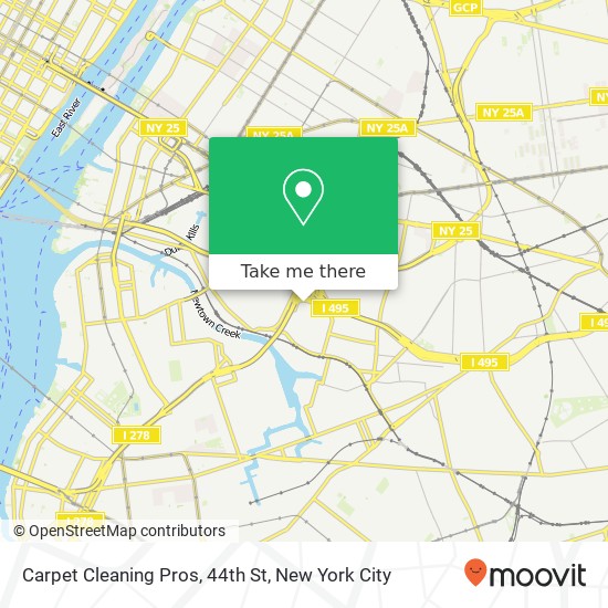 Carpet Cleaning Pros, 44th St map