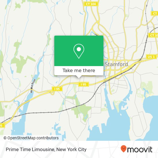 Prime Time Limousine map