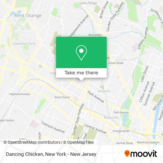 Mapa de Dancing Chicken