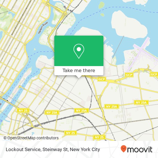 Mapa de Lockout Service, Steinway St