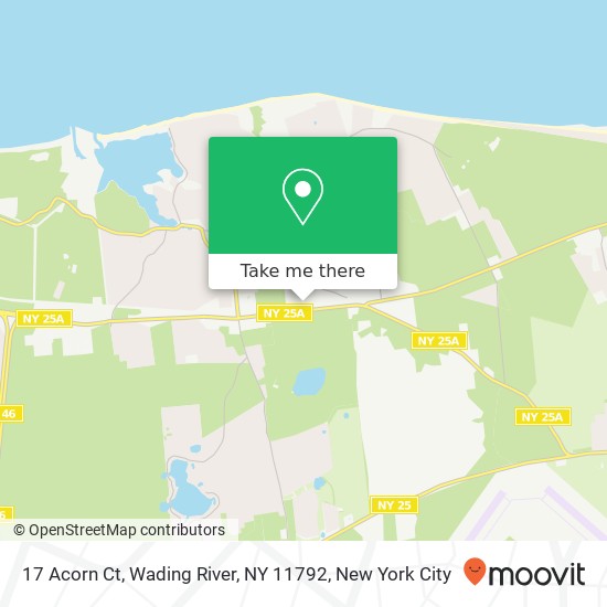 17 Acorn Ct, Wading River, NY 11792 map